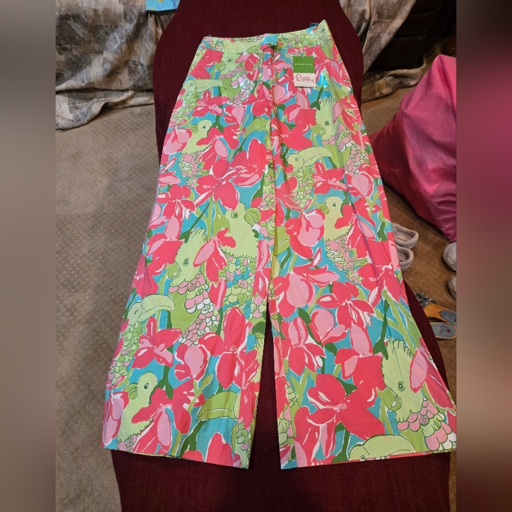 Lilly Pulitzer Colorful Floral Pants